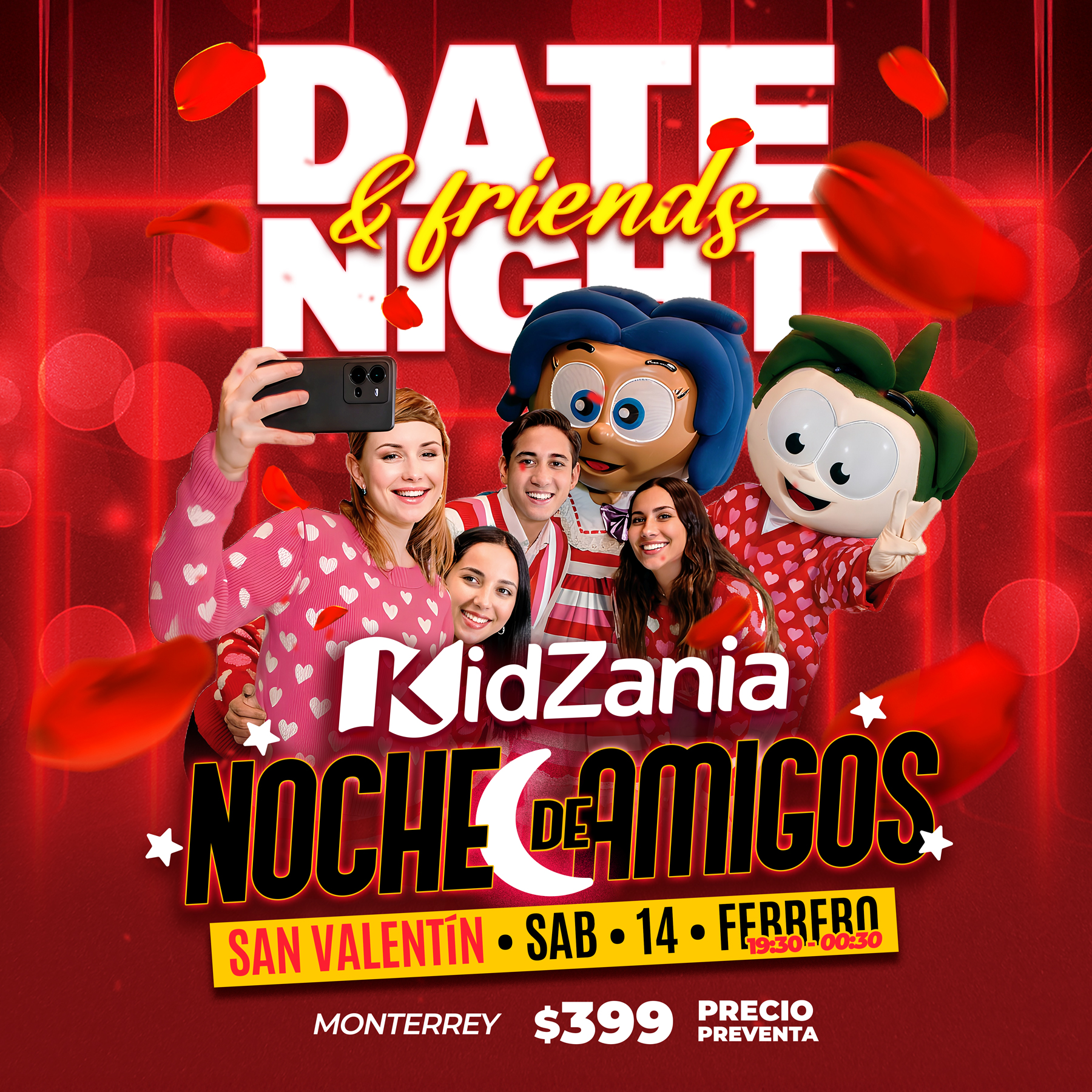 KidZania celebra el 14 de febrero con ‘Noche de Amigos’